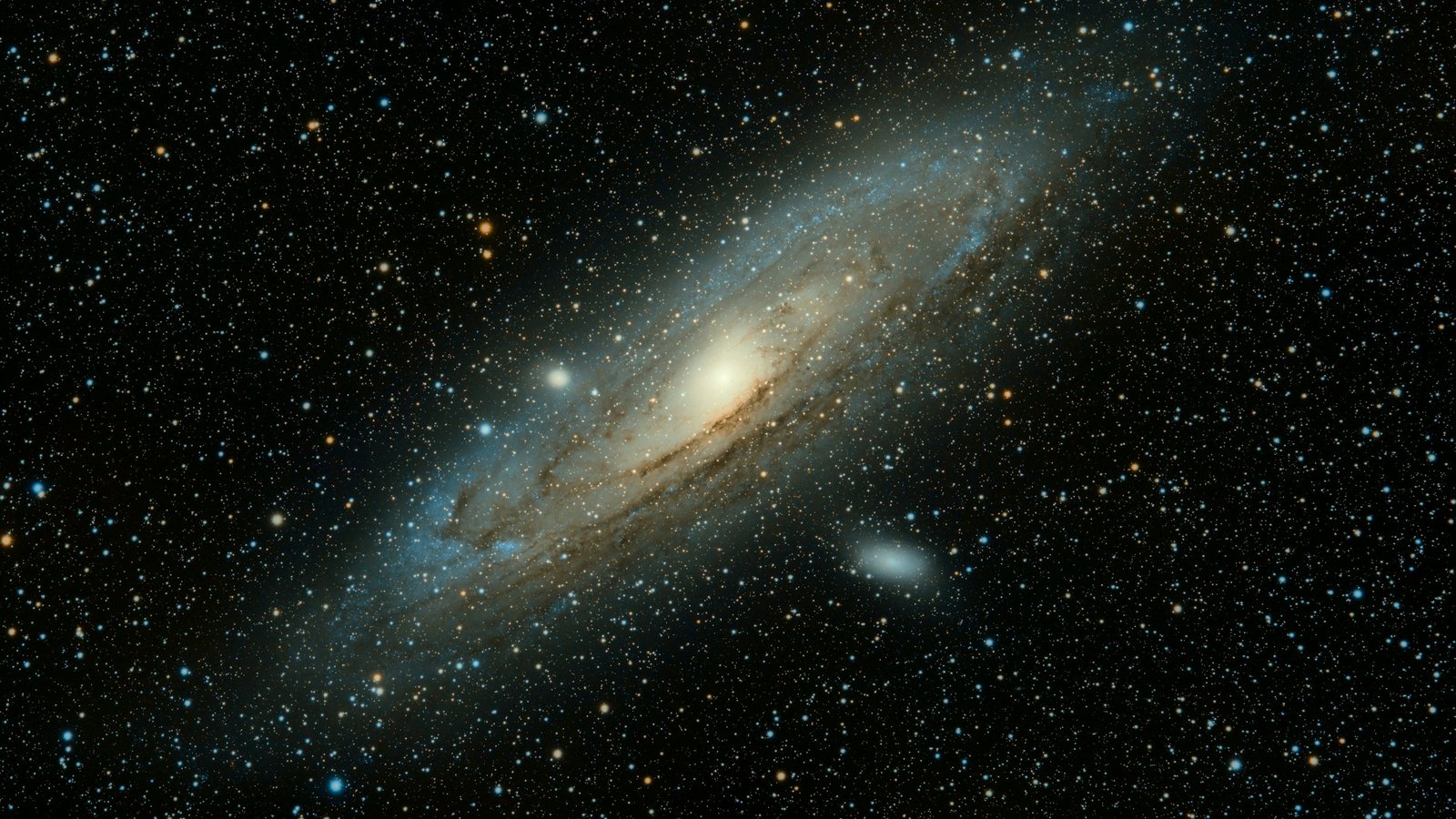 La galaxie d'Andromède entourée de milliers d'étoiles, ciel du vendredi 25 septembre 2026