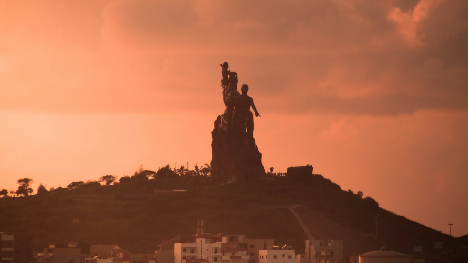 Le monument de la Renaissance africaine à Dakar